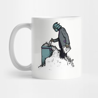 Shredder at work Mug